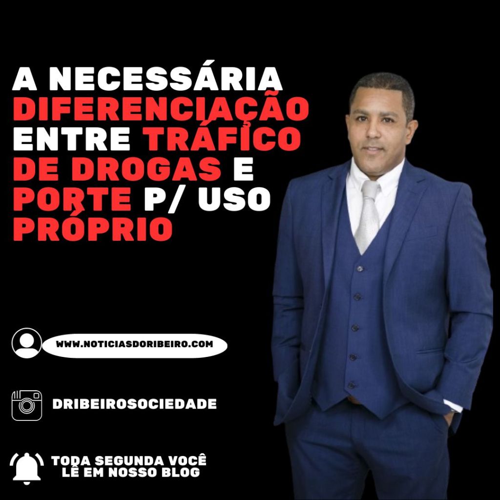 QUAL A DIFERENÇA ENTRE TRÁFICO DE DROGAS E PORTE PARA USO&nbsp;PRÓPRIO?