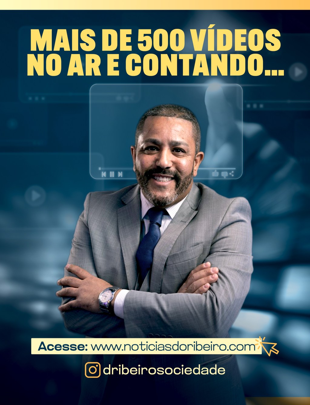 Mais de 500 vídeos no ar e&nbsp;contando…