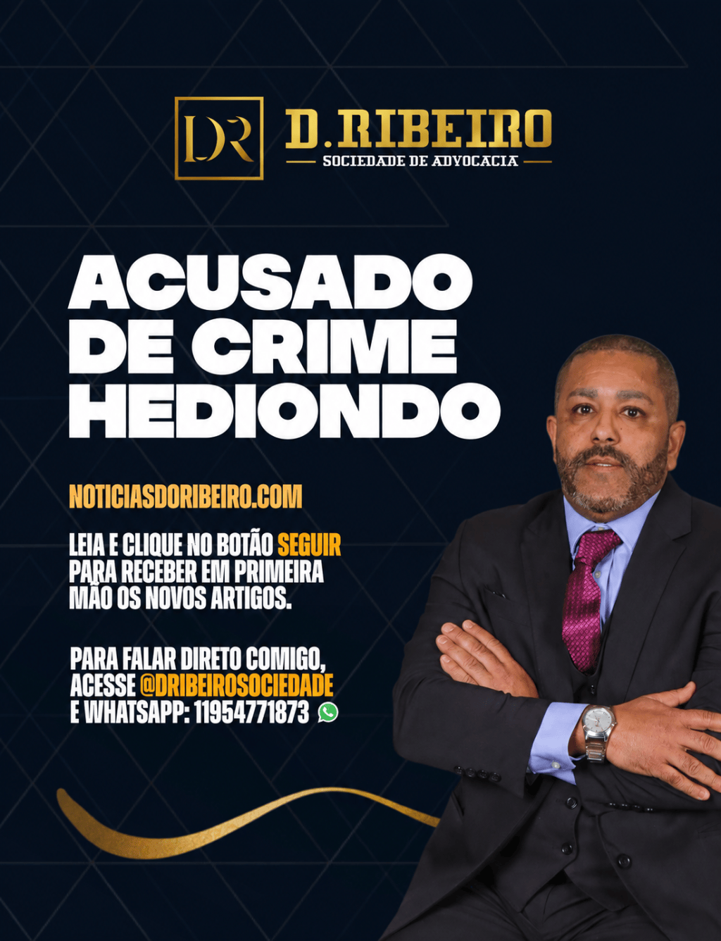 ACUSADO DE CRIME&nbsp;HEDIONDO?