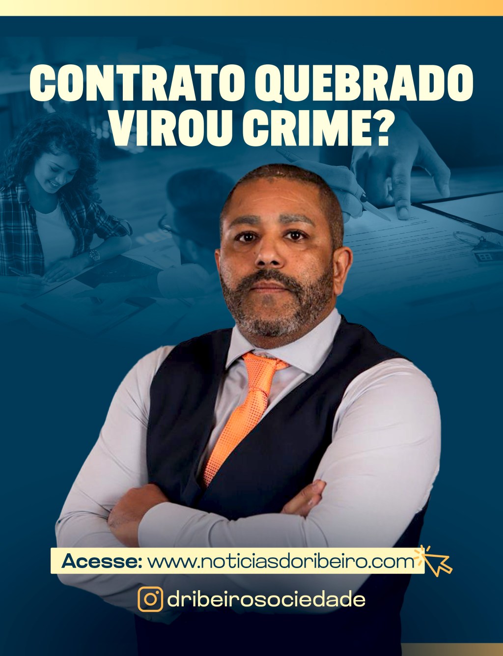 CONTRATO QUEBRADO VIROU&nbsp;CRIME?
